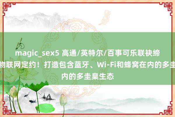 magic_sex5 高通/英特尔/百事可乐联袂缔造无源物联网定约！打造包含蓝牙、Wi-Fi和蜂窝在内的多圭臬生态